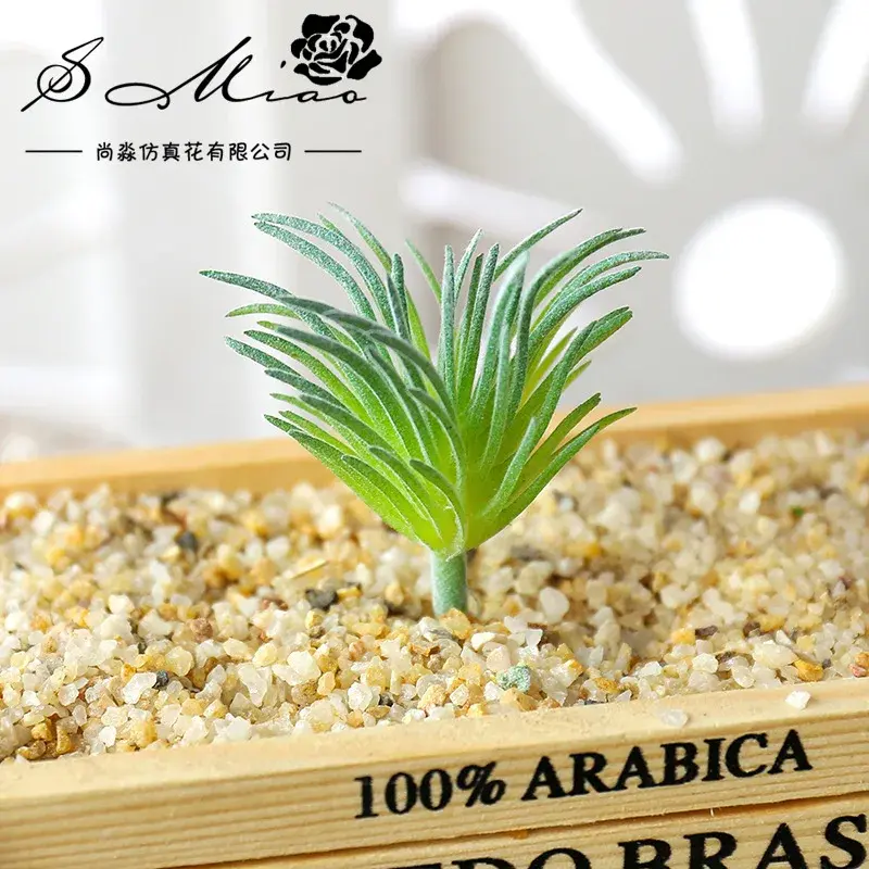 Artificial Succulent Plants Home Garden Bedroom Hotel Desktop Mini Bonsai Wedding Christmas Hallowen Party Supplies Fake Plants
