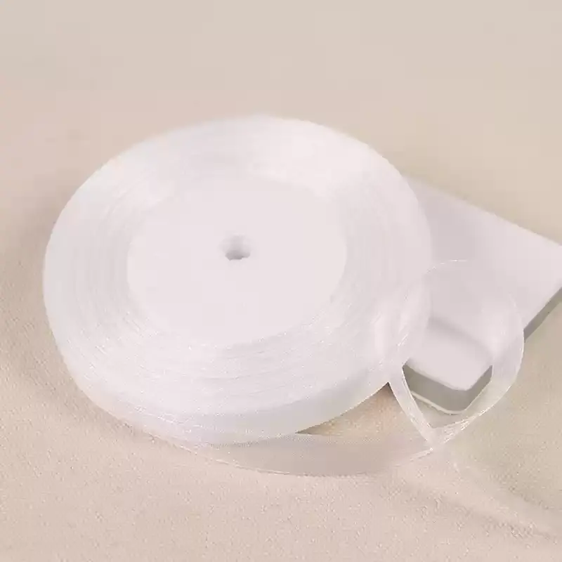 12/15/20/25/40/50mm 45meter/roll Organza Ribbons Wedding Christmas Party Home DIY Gift Packaging Decoration Chiffon Tapes