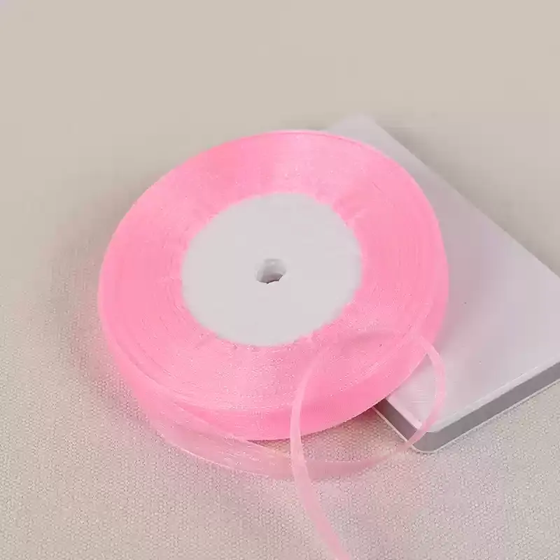12/15/20/25/40/50mm 45meter/roll Organza Ribbons Wedding Christmas Party Home DIY Gift Packaging Decoration Chiffon Tapes