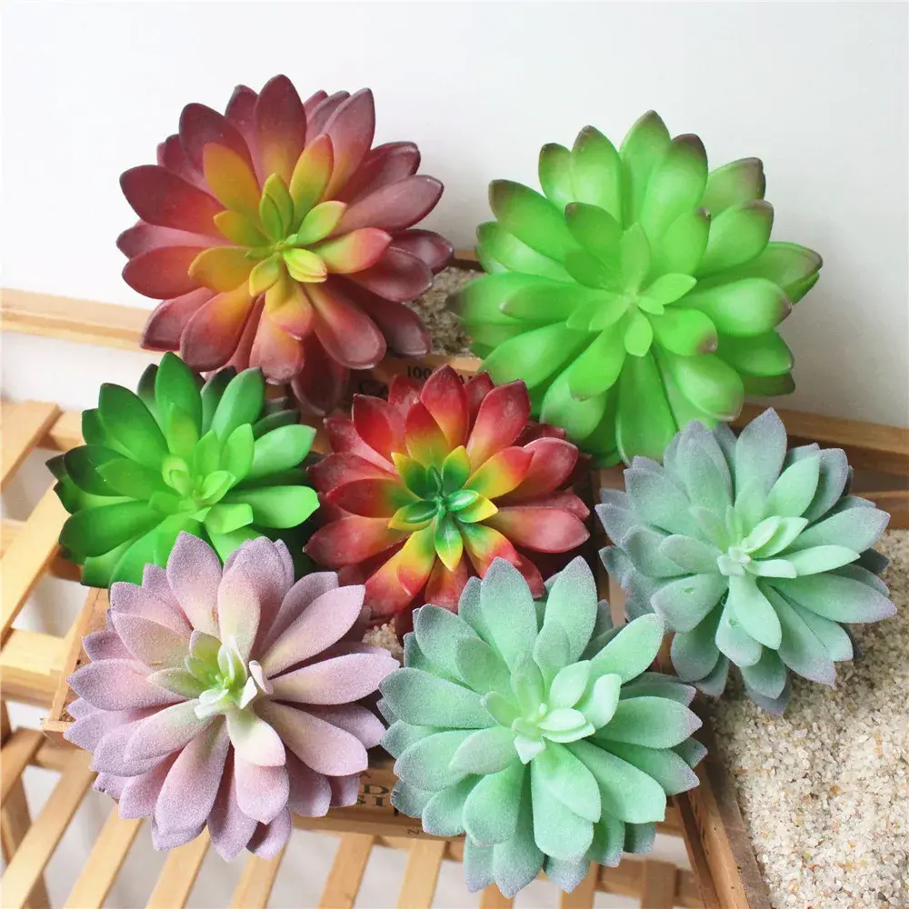 11/15cm Artificial Lotus Flower Bonsai Creative DIY Supplies Plants Wall Accessories Home Garden Party Decor Plastic Fake Plants