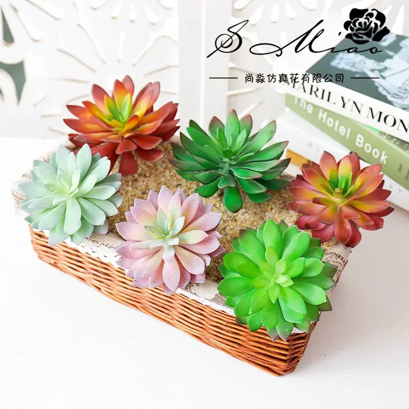 11/15cm Artificial Lotus Flower Bonsai Creative DIY Supplies Plants Wall Accessories Home Garden Party Decor Plastic Fake Plants