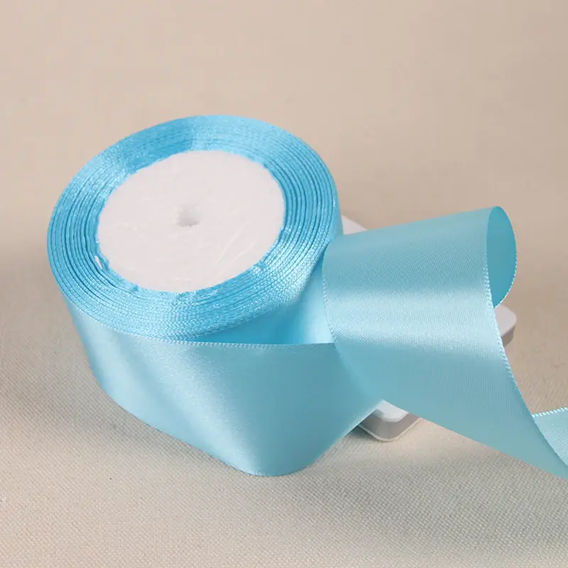 2inch 50mm Single Face Satin Ribbons for Christmas Halloween Wedding Party Decoration DIY Crafts Handmade Fabric 25yards/Roll