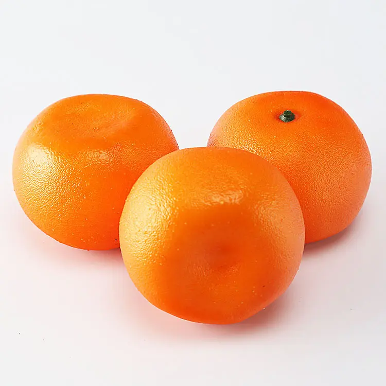 5PCS 6x8cm Artificial Fruits Simulation Orange Christmas Fruits Ornament Home Kitchen Wedding Decoration Foold Photography Props