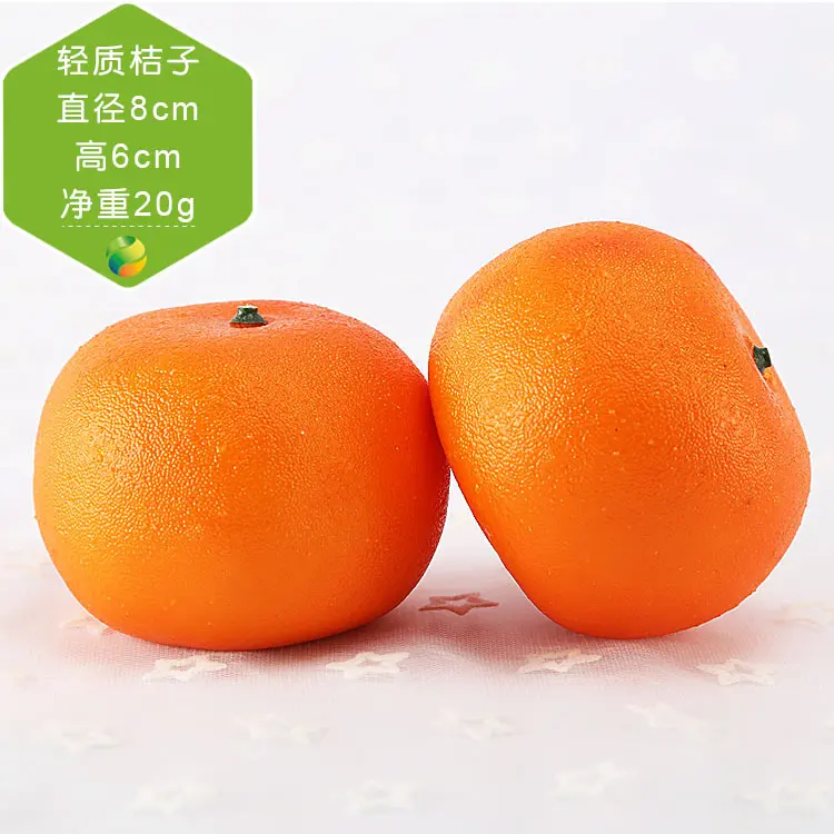 5PCS 6x8cm Artificial Fruits Simulation Orange Christmas Fruits Ornament Home Kitchen Wedding Decoration Foold Photography Props