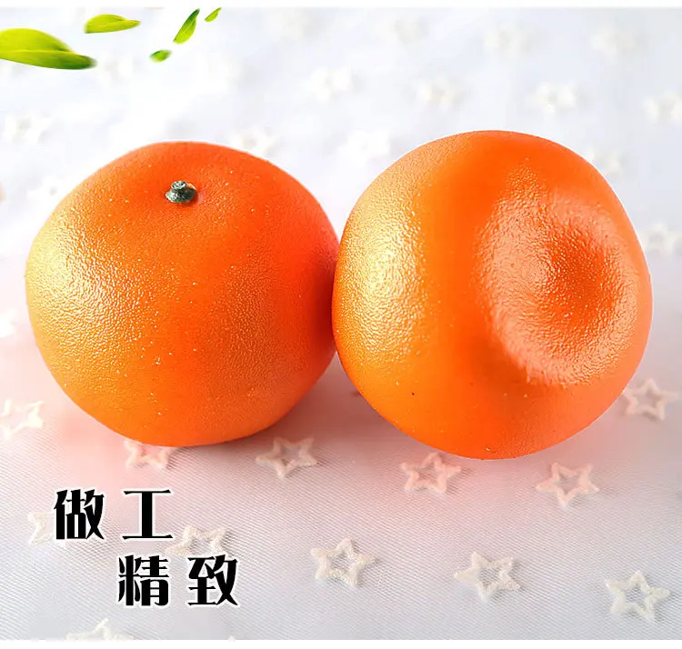5PCS 6x8cm Artificial Fruits Simulation Orange Christmas Fruits Ornament Home Kitchen Wedding Decoration Foold Photography Props