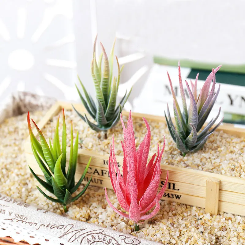 39Styles Green Purple Pink Blue Artificial Succulent Plants Home Garden Bedroom Christmas Halloween Party Decoration Fake Plants