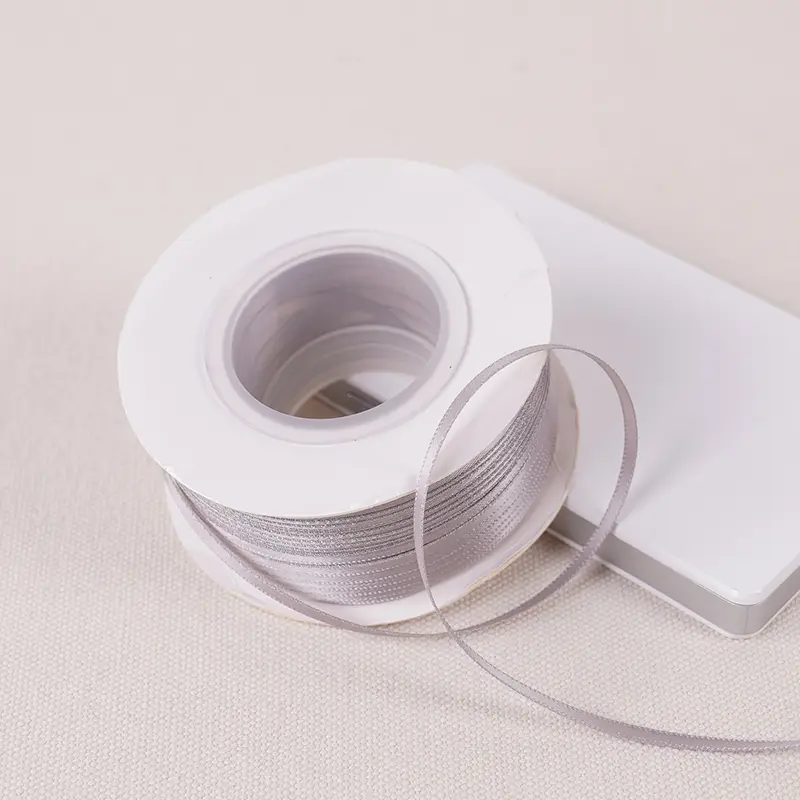 3mm 91meters/Roll Double-sided Satin Ribbon Wedding Party Decoration Polyester Gift Packaging Ribbons