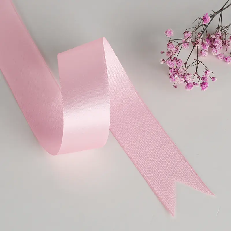 Pink Satin Ribbon 6/10/12/15/20/25/40/50MM 100yards/Roll Wedding Birthday Party Gifts DIY Wrapping Christmas Halloween Crafts