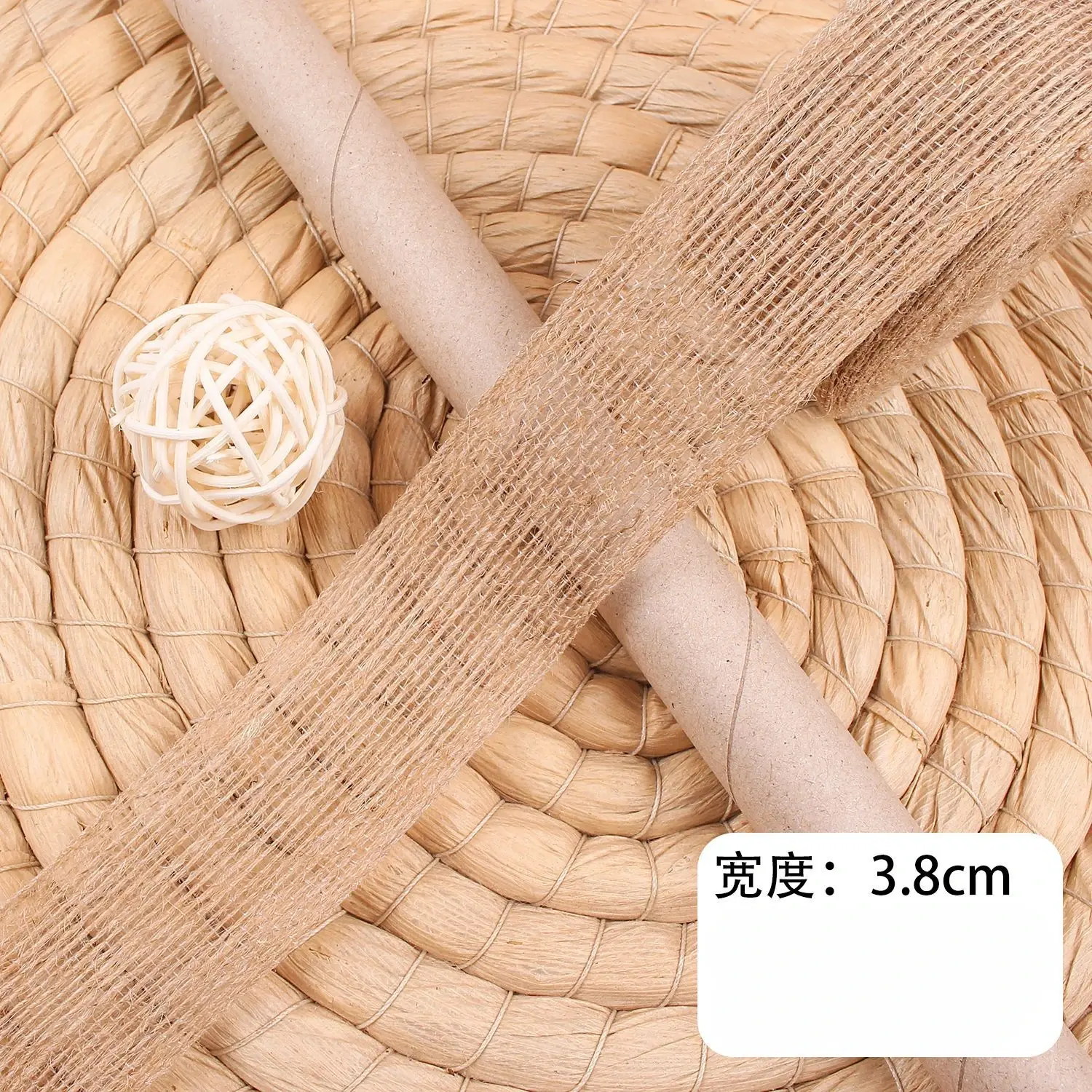 Natural Vintage Jute Burlap Ribbon 6/10/15/20/25/30/38mm 100meters/lot Party Christmas Decoration DIY Gift Packing Supplies