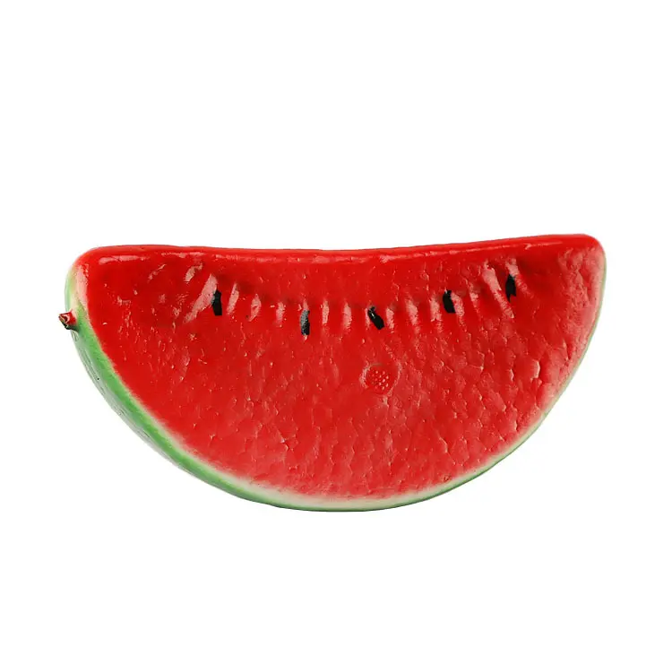 20PCS 15x6.8cm Artificial Watermelon Food Crafts Photography Props Christmas Halloween Home Kitchen Window Display Fake Fruits