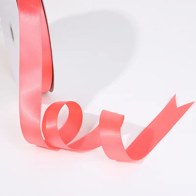 6/10/12/15/20/25/40/50mm 91Meters Watermelon Single Face Satin Ribbon Polyester Fabric Tapes Decoration DIY Sewing Supplies