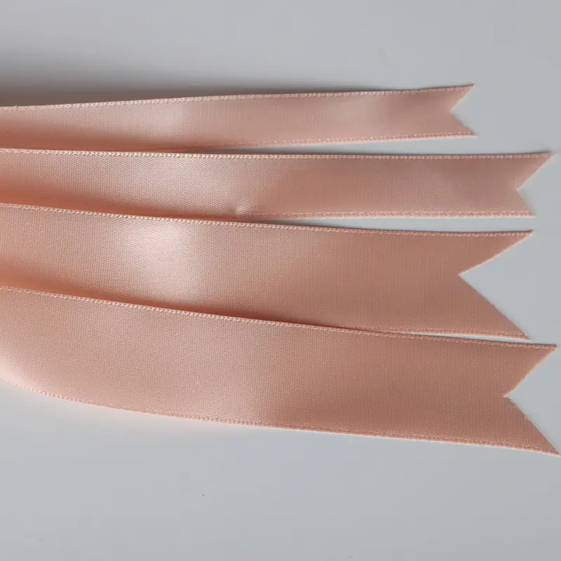 90Meters Nude Pink Satin Ribbon Gift Bow Tape Crafts DIY Sewing Party Wedding Decoration 6mm 10mm 12mm 15mm 20mm 25mm 40mm