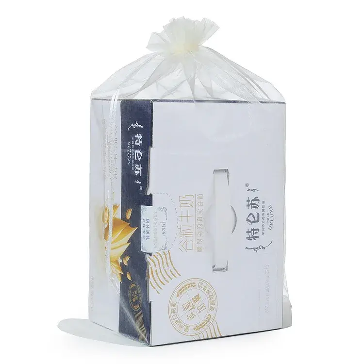 100pcs 35x50cm Drawstring Organza Bags Large Shopping Bags Christmas Halloween Wedding Birthday Party Candy Gift Boxes Bags