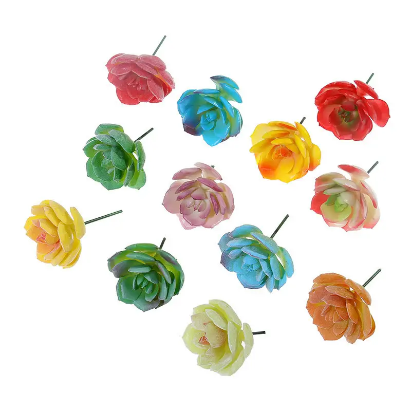 6x8cm Artificial Succulent Plants DIY Plants Wall Flower Arrangement Accessories Fake Plants Christmas Wedding Party Supplies