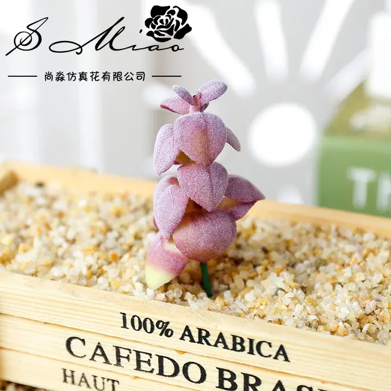 5.5x9cm Small Artificial Succulents Plants Home Bedroom Desktop Mini Bonsai Wedding Christmas Hallowen Party Favors Fake Plants