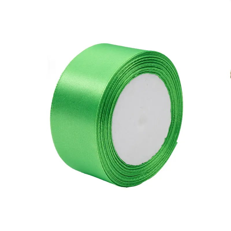 4cm Satin Ribbon Christmas Hallowen New Year Wedding Party Decoration DIY Handmade Crafts Fabric Gift Box Wrapping Tape 25Yards