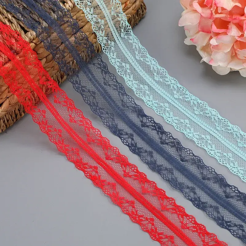 Wholesale 4cm 300Yards/Roll Lace Ribbon Webbing Decoration Love Gift Packing Material Accessories