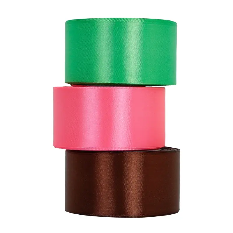 6-10-12-15-20-25mm Satin Ribbon for Christmas Hallowen New Year Wedding Party Decoration DIY Handmade Crafts Gift Wrapping Tape