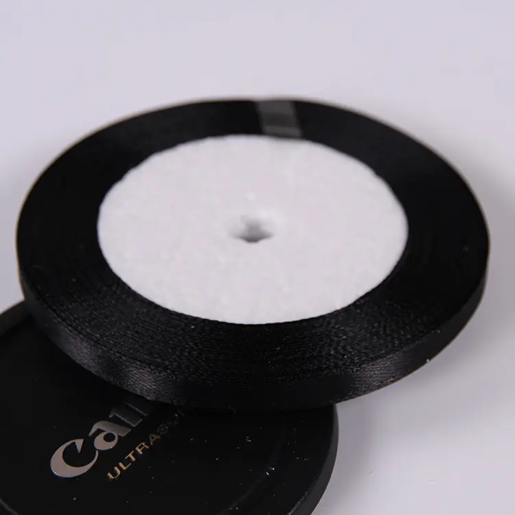 22Meters/Roll 6mm Satin Riboon DIY Sewing Fabric Handmade Crafts Supplies Christmas Halloween Wedding New Year Decoration Tape