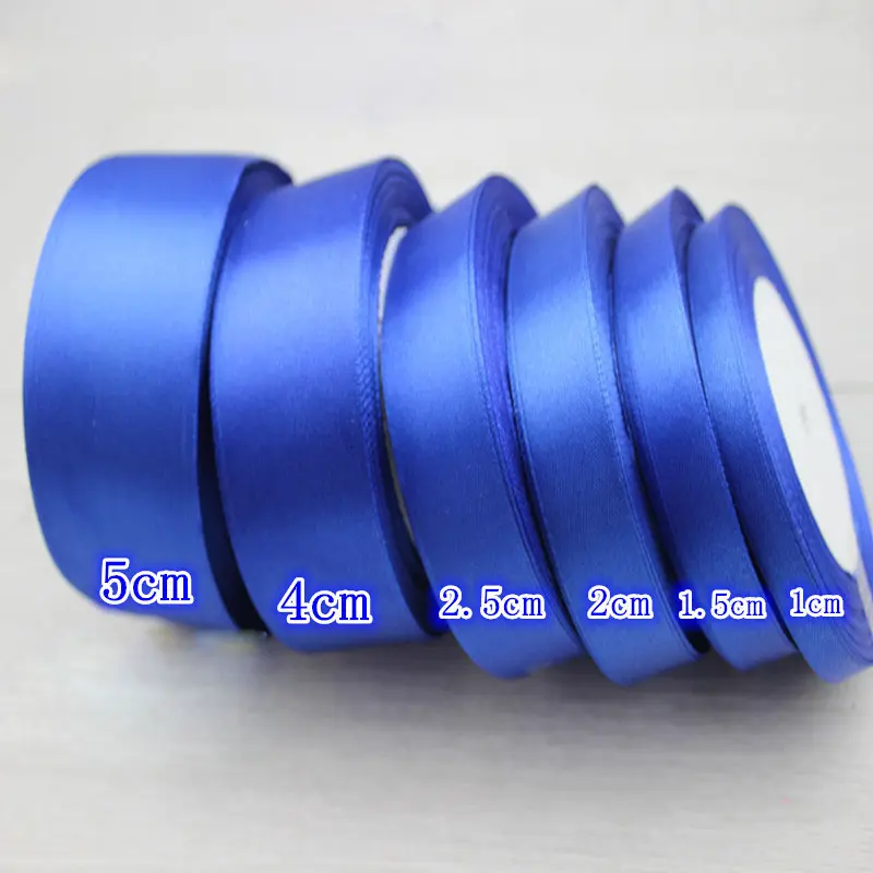 6-10-15-20-25-40-50mm Satin Ribbon White Black Pink Wine Red Blue Purple Green Orange Yellow Brown Gray Ribbon DIY Crafts Fabric
