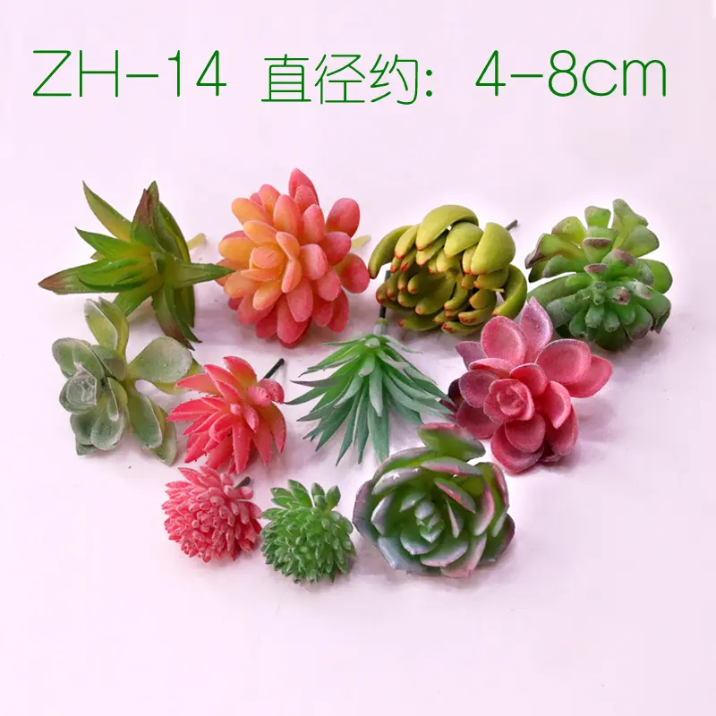 Artificial Succulents Plants Home Garden Bedroom Living Room Office Decoration Accessories Fake Plants Desktop Mini Small Bonsai