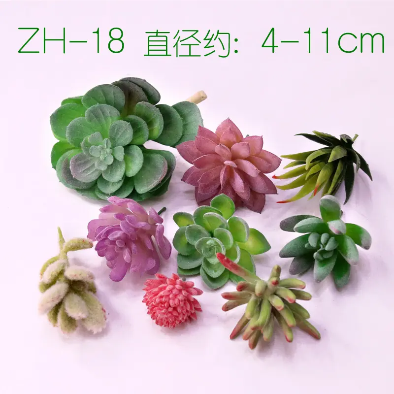 Artificial Succulents Plants Home Garden Bedroom Living Room Office Decoration Accessories Fake Plants Desktop Mini Small Bonsai