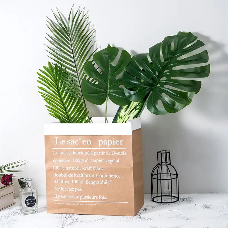 Real Touch Mini Small Medium Large Green Artificial Monstera Leaves Christmas Halloween Wedding Home Decor Fake Palm Tree Leaves
