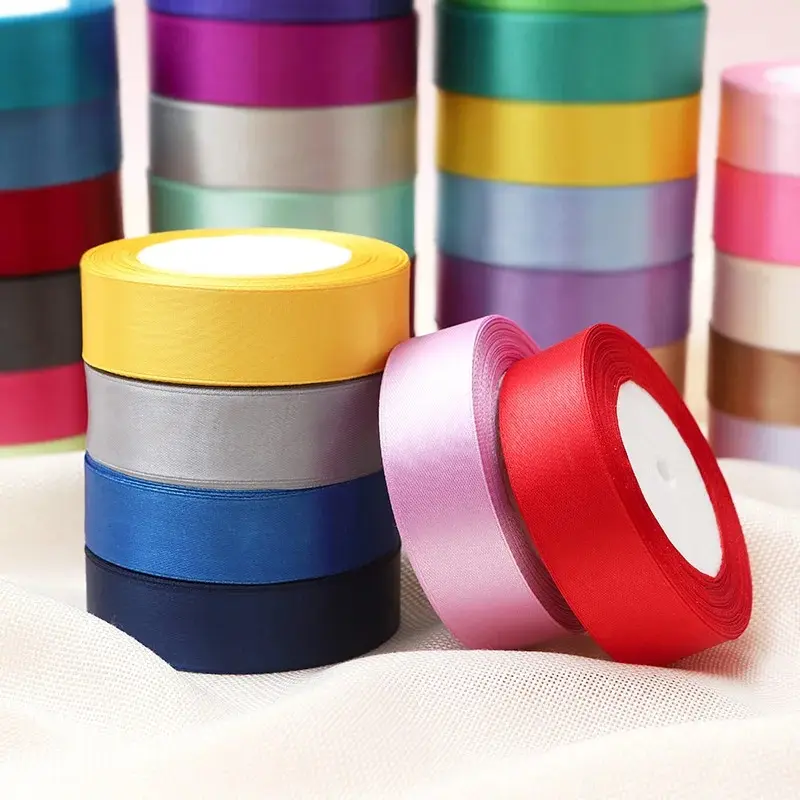 6-10-12-15-20-25-40-50mm Army Olive Green Satin Ribbon 22meters/Roll Wedding Birthday Party Crafts Ribbon