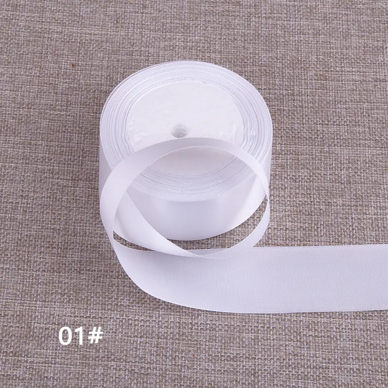6-10-12-15-20-25-40-50mm Satin Ribbons 22Meters/Lot Christmas Halloween Wedding Birthday Party Gift Wrapping Ribbon DIY Crafts