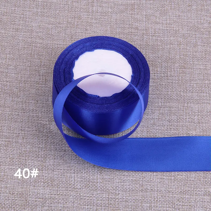 6-10-12-15-20-25-40-50mm Satin Ribbons 22Meters/Lot Christmas Halloween Wedding Birthday Party Gift Wrapping Ribbon DIY Crafts