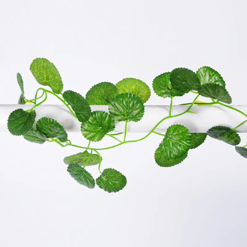 200cm Vivid Artificial Plants Creeper Grape Green Leaves Ivy Vine Garland For Home Garden Party Wedding Wall Decor Rattan String