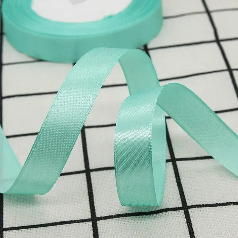 15mm Satin Ribbons 22Meters/Lot Christmas Halloween Wedding Birthday Party Gift Box Wrapping Ribbons DIY Handmade Crafts Fabric