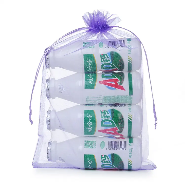 100pcs 17x23cm Drawstring Organza Bags Jewelry Packaging Display Bags Christmas Halloween Wedding Birthday Party Candy Gift Bags