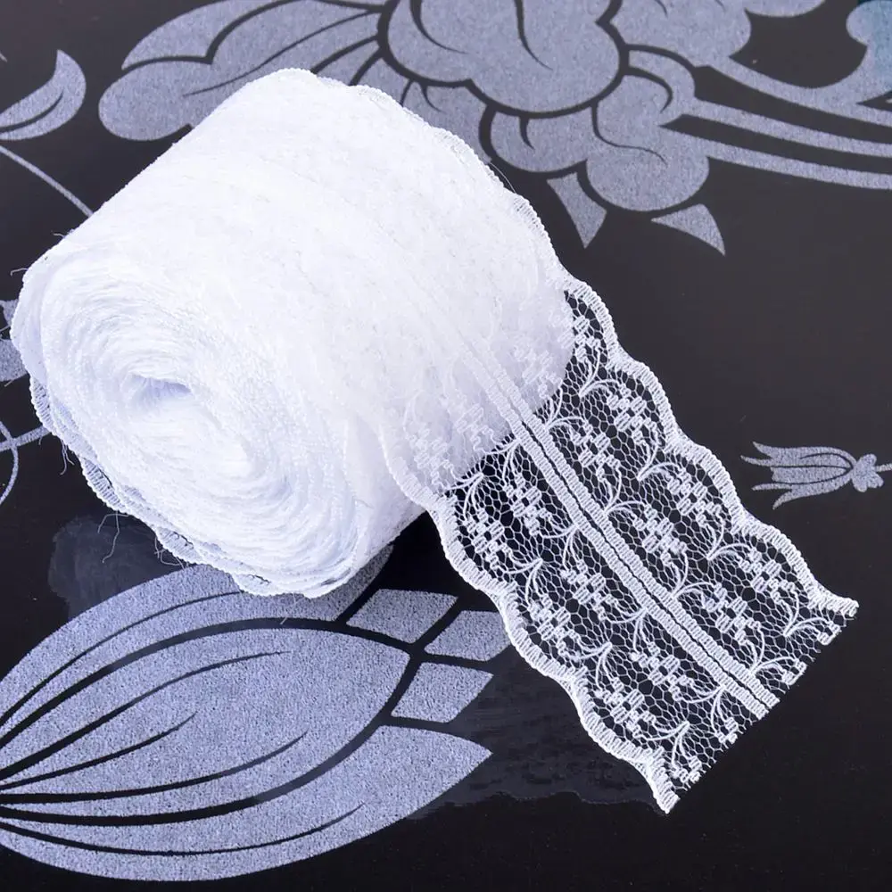 45mm Non-Stretchy Hollow Out Floral Lace Ribbon 10Meters/Roll Colorful DIY Apparel Sewing & Fabric Lace Tape Gift Box Wrapping
