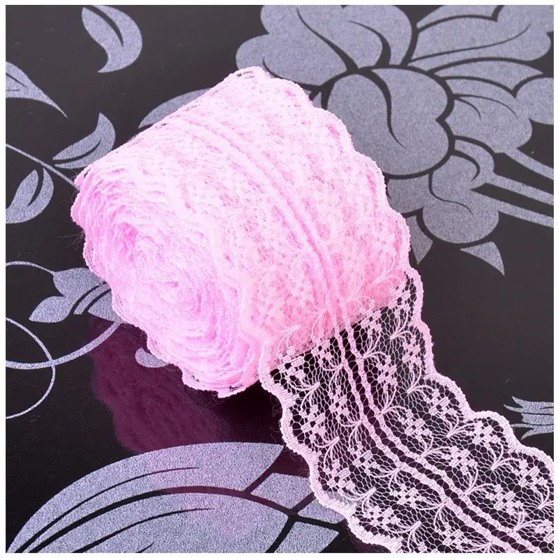 45mm Non-Stretchy Hollow Out Floral Lace Ribbon 10Meters/Roll Colorful DIY Apparel Sewing & Fabric Lace Tape Gift Box Wrapping