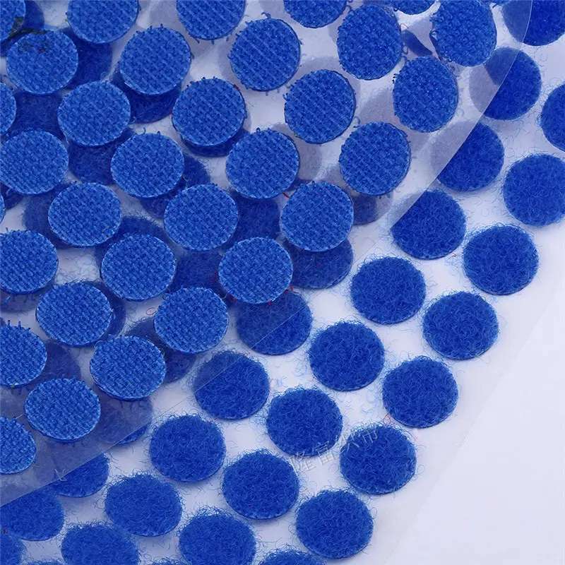 10mm 15mm Multicolor Self Adhesive Hook and Loop Fasteners Round Dots Stickers Nylon Sticky Magic Sticker Sewing Accessories