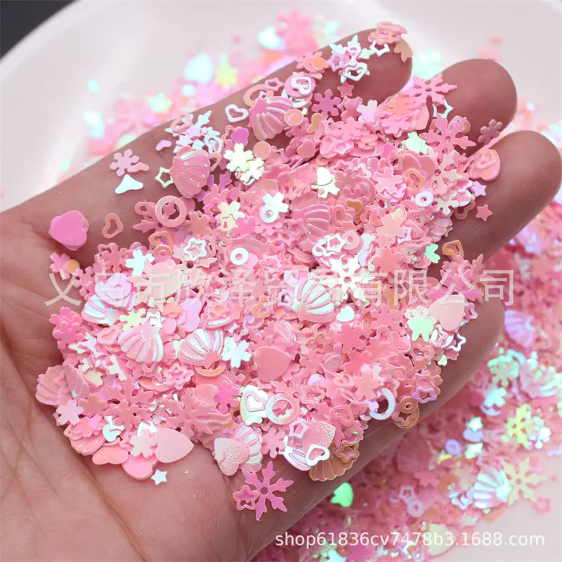 Mix Sequin for Craft Glitter Transparent Star Heart Flower Unicorn Mermaid Shell Sequins Paillettes DIY Manicure Nail Art Decor