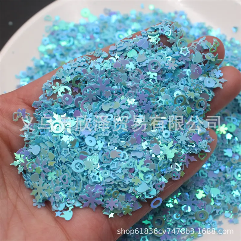 Mix Sequin for Craft Glitter Transparent Star Heart Flower Unicorn Mermaid Shell Sequins Paillettes DIY Manicure Nail Art Decor