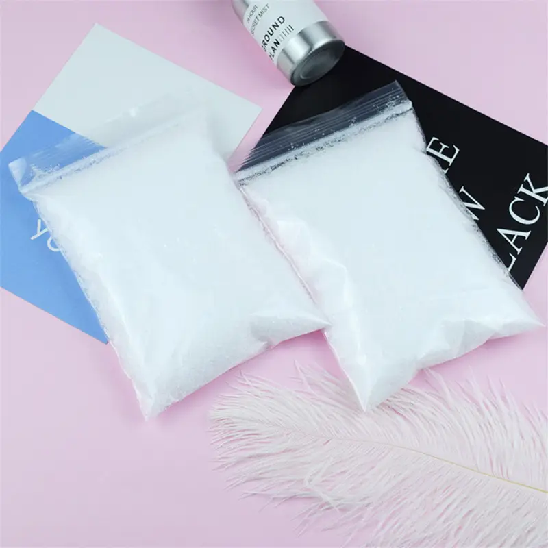 100g Christmas DIY Artificial Snow Powder Christmas Tree Decoration Plastic Artificial Snowflake Scenes Frozen Birthday Party