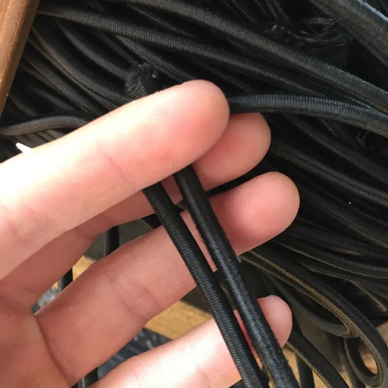 High-Quality White Black Round Elastic Band Elastic Rope Rubber Band DIY Sewing Accessories 1MM/1.5MM/2MM/2.5MM/3MM/4MM 2Meter