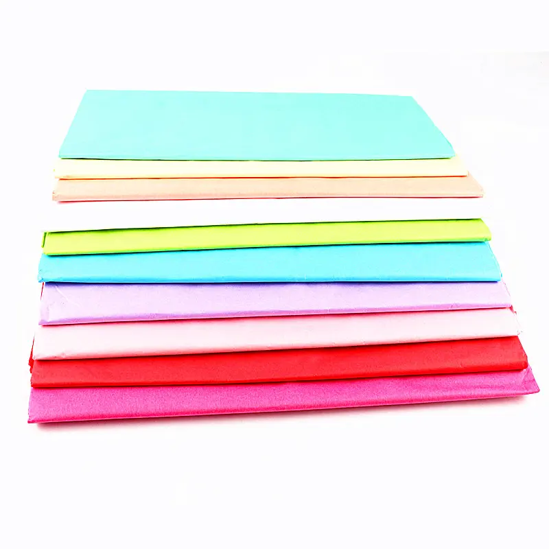 10Sheets/bag Tissue Paper Flower 50*66cm Gift Packaging Home Decoration Festive Party Wedding DIY Gift Packing Supplies