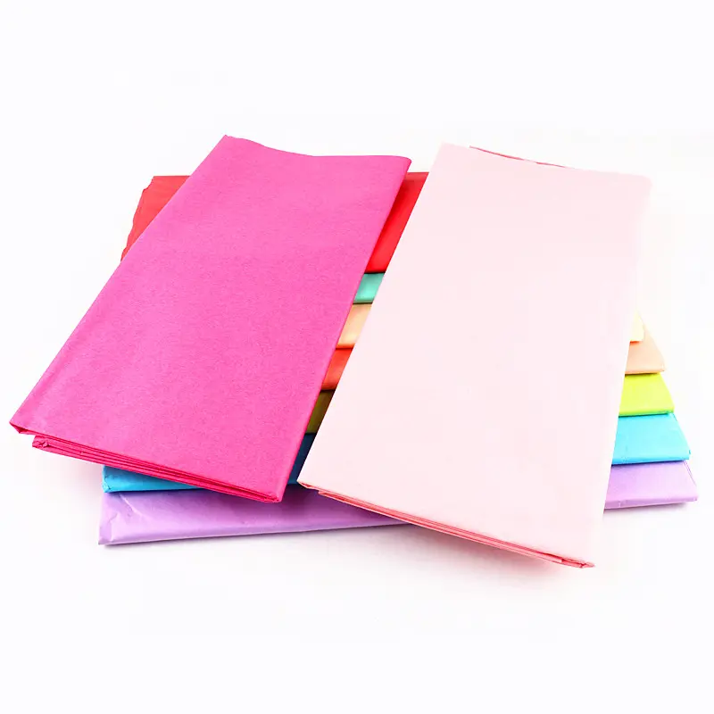 10Sheets/bag Tissue Paper Flower 50*66cm Gift Packaging Home Decoration Festive Party Wedding DIY Gift Packing Supplies