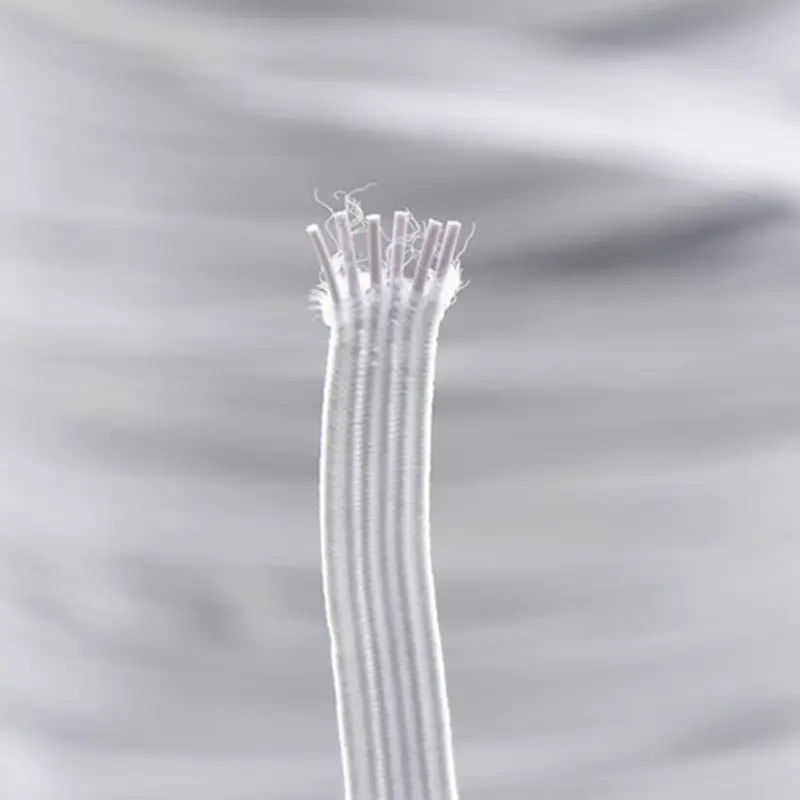 White Black Elastic Bands 3/6/8/10/15/20/30/40mm Polyester Elastic Cord for Clothes Garment Sewing Accessories 5yards