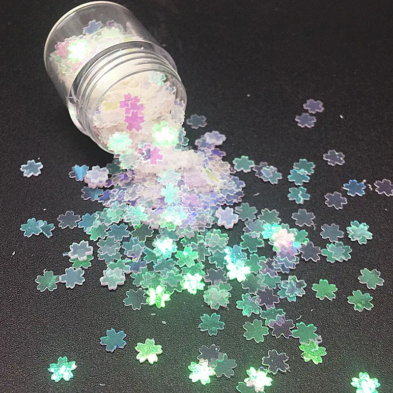 3mm Star Heart Flower Transparent Loose Sequins Glitter Paillettes for Nail Art Manicure Sewing Wedding Decoration Confetti