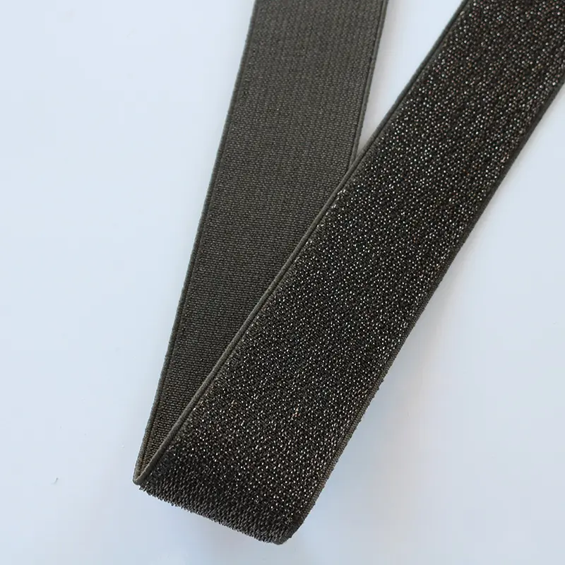 Glitter Gold Silver Elastic Bands Rubber Band Waist Band Elastic Cord Garment Trousers DIY Sewing Accessories 10/15/25/40mm 1M