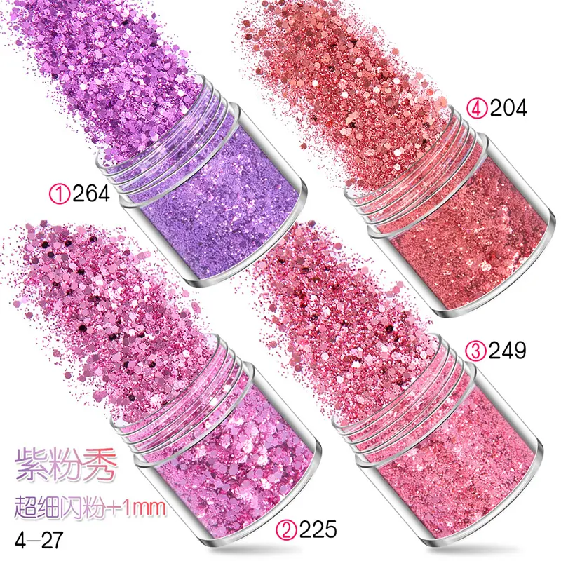 Pailetters Mixed Round Sequence for Nails Pink Rose Glitter Powder Sequins Confetti Lentejuelas Para Manualidades Craft Glitter