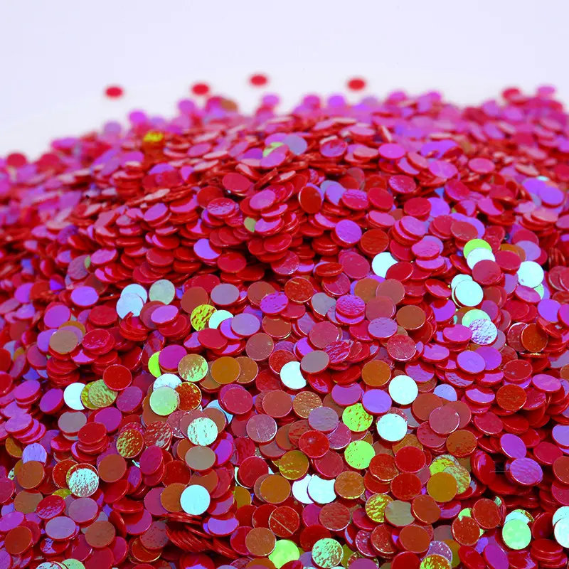 10g Multi Size 1-2mm Flat Dot Shape Sequins Paillettes for Nails Art Manicure Wedding Decoration Confetti Mix Colors Sequin Set