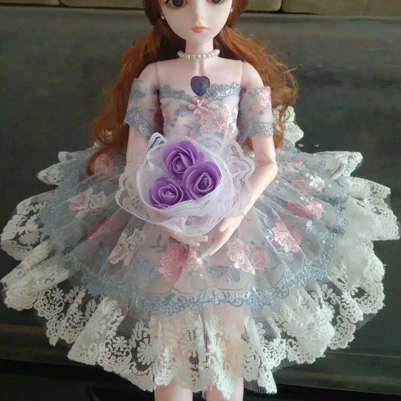 1 Yard Pink Embroidery Decoration Lace Fabric Lace Clothing Accessories Decoration Doll Dress 10CM Wide