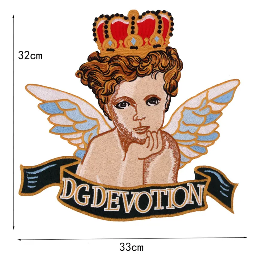 1 Pcs Archangel Wings Patch Embroidery Decal DIY Jacket Clothing Decoration Patch