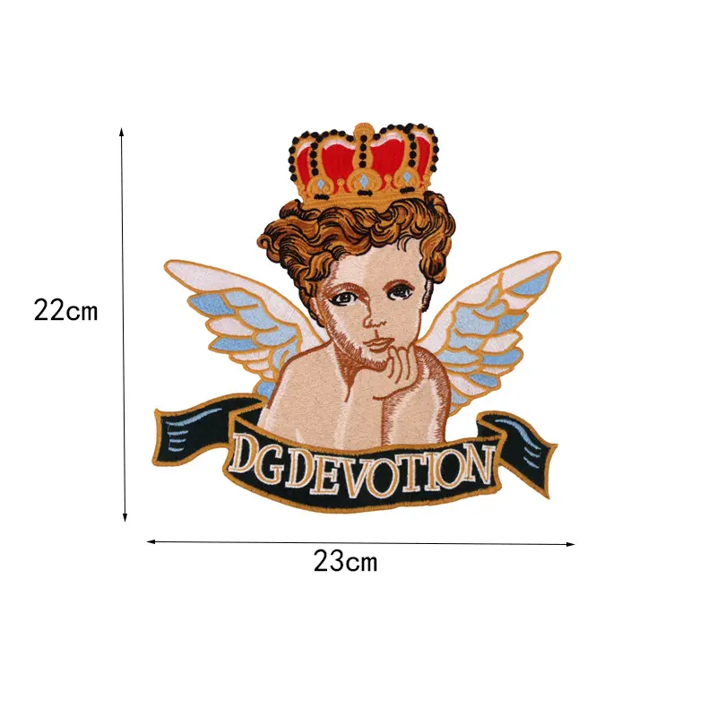 1 Pcs Archangel Wings Patch Embroidery Decal DIY Jacket Clothing Decoration Patch
